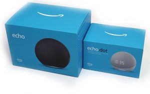 Amazon Echo und Echo Dot mit Uhr (4. Generation)