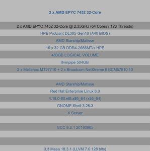 AMD Epyc 7452 und Epyc 7452 in 2P-Server