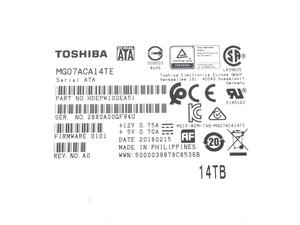 Toshiba Enterprise Capacity HDD 14TB