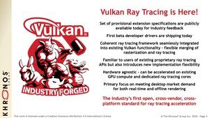 Vulkan-API mit Raytracing