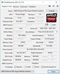 Dank Vega-8-GPU ist der Ryzen 5 2500U den direkten Intel-Konkurrenten in puncto Grafikleistung klar überlegen