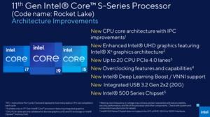 Intel gibt Vorschau auf Rocket Lake-S mit Cypress Cove