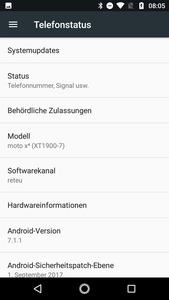 Ausgeliefert wird das Moto X4 noch mit Android 7.1.1, ein Update auf Android 8 soll zu einem nicht bekannten Termin folgen