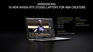 Pressdeck zum NVIDIA-RTX-Studio-Update
