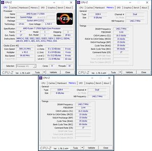 oben links: CPU-Overclocking; oben rechts: RAM-OC mit A-XMP; unten: manuelles RAM-OC