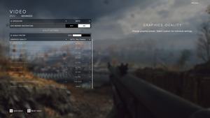 Grafikeinstellungen in Battlefield V