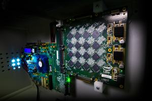 Intel Nahuku-Board mit Loihi-Chips