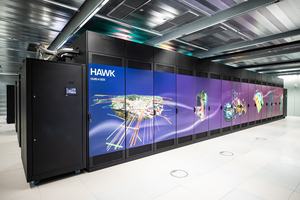 Der Hawk-Supercomputer am HLRS (Quelle: HLRS)
