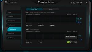 Die Software des Acer Predator Helios 300 PH315