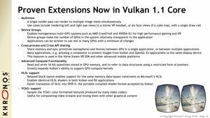 Khronos Group präsentiert Vulkan 1.1