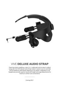 HTC Vive Tracker und Deluxe Audio Strap