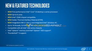 Leak zu den Intel Core-i-9000-Series-Prozessoren​