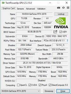 EVGA GeForce RTX 2070 Black GAMING