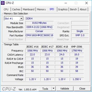 Corsair Vengeance RGB Pro DDR4-3600