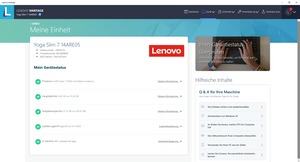 Die Software des Lenovo Yoga Slim 7 