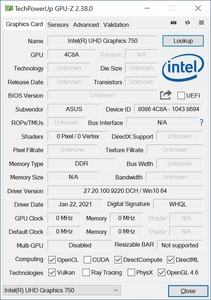 Intel UHD Graphics 750