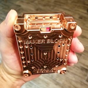 Desalvo Systems Solid Cooper Maker Block Case