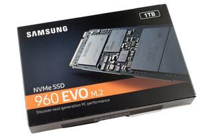 Die Samsung SSD 960 EVO mit NVMe.