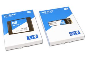 Die Western Digital Blue SSD gibt es als 2,5-Zoll- und M.2-Laufwerk, in beiden Fällen mit SATA-Interface.