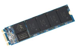 Die Western Digital Blue SSD im M.2-Format.