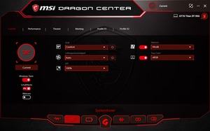 Die Software des MSI GT76 Titan DT 9SG