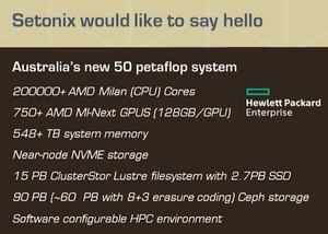 Pawsey Setonix Supercomputer