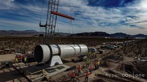 Hyperloop-One Testaufbau
