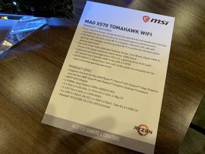 CES 2020: MSI MAG X570 Tomahawk WiFi
