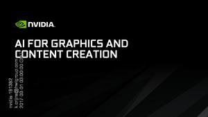 NVIDIA GDC 2017 Präsentation