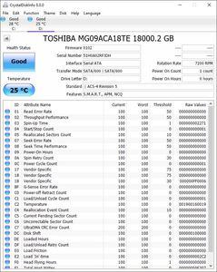 Toshiba MG09 18 TB MG09ACA18TE