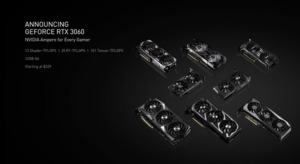 Ankündigung der GeForce RTX 3060 auf der CES 2021