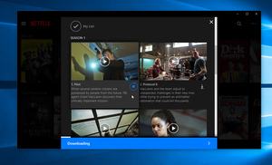 Netflix-App für Windows 10 mit Downloads
