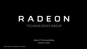 AMD Radeon Pro WX 4100, 5100 und 7100 Präsentation
