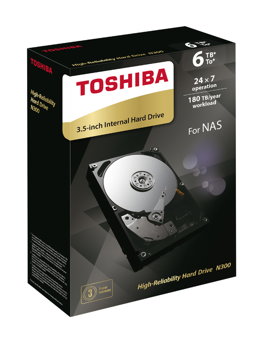 Toshiba N300 3.5internal HDD 6TB