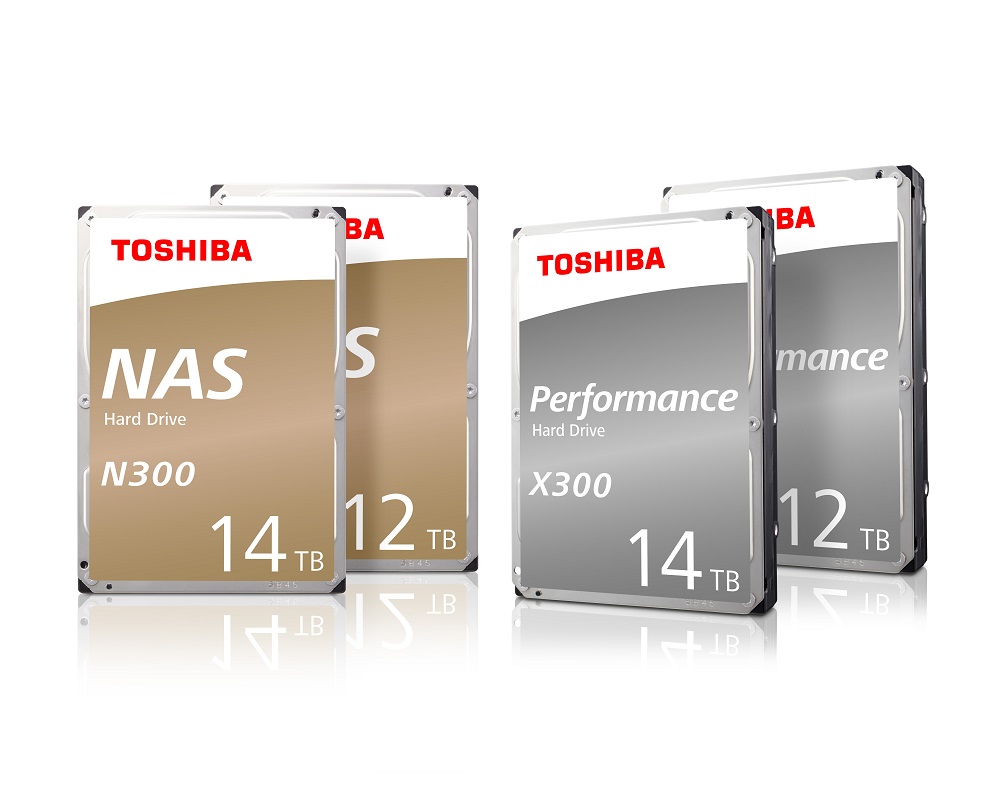 Toshiba X300 N300 12TB 14TB press image